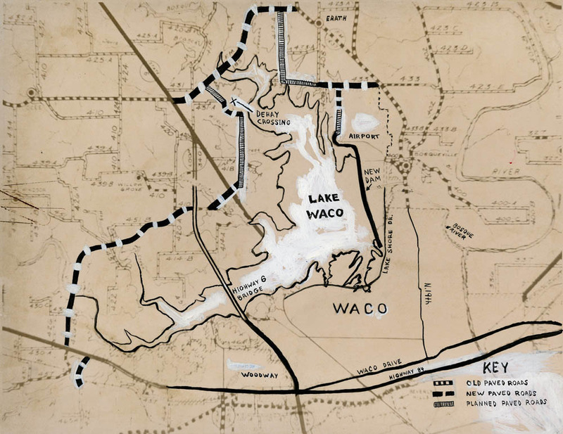 Planning Map of Lake Waco