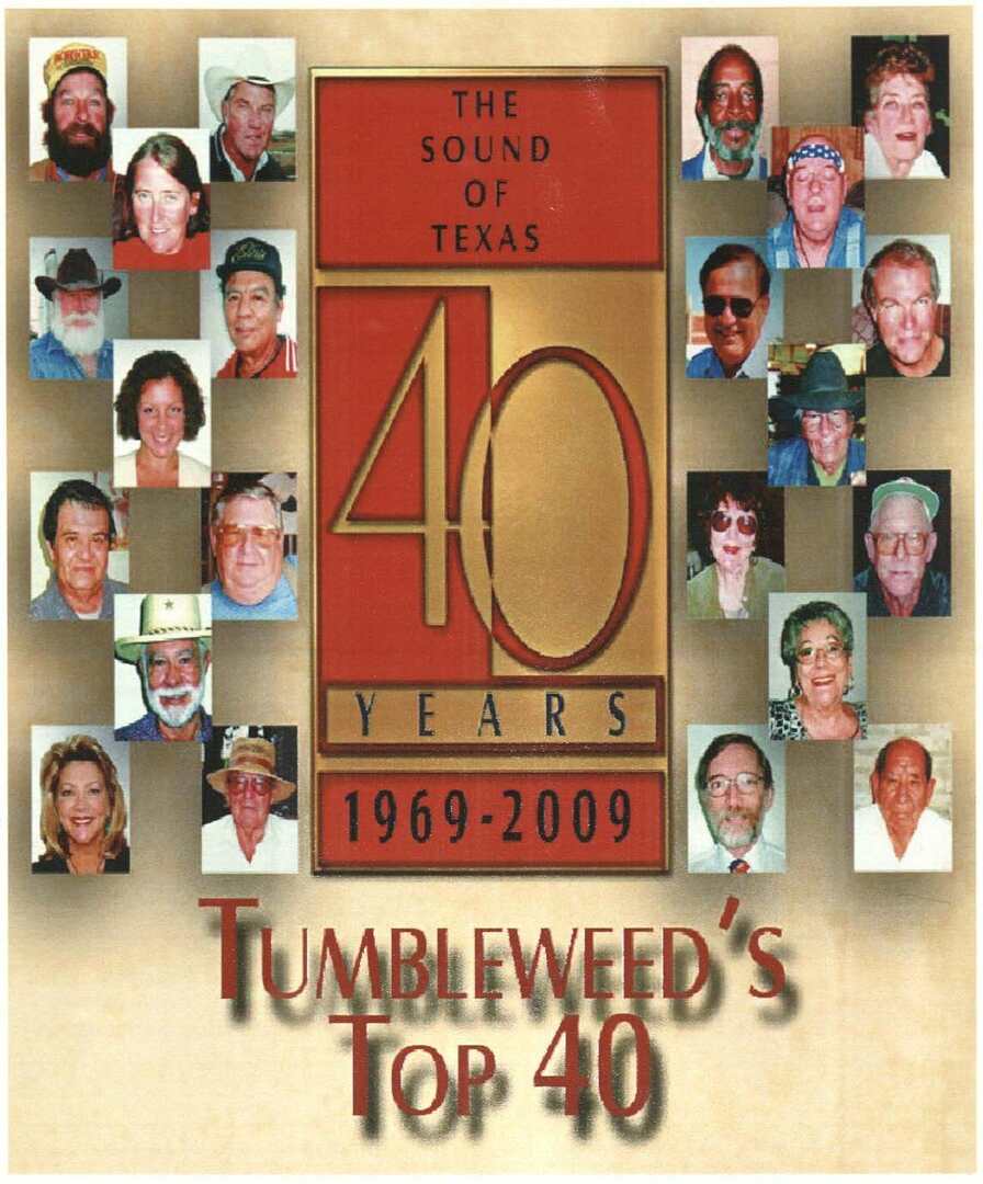 Poster Advertising “Tumbleweed’s Top 40” CD