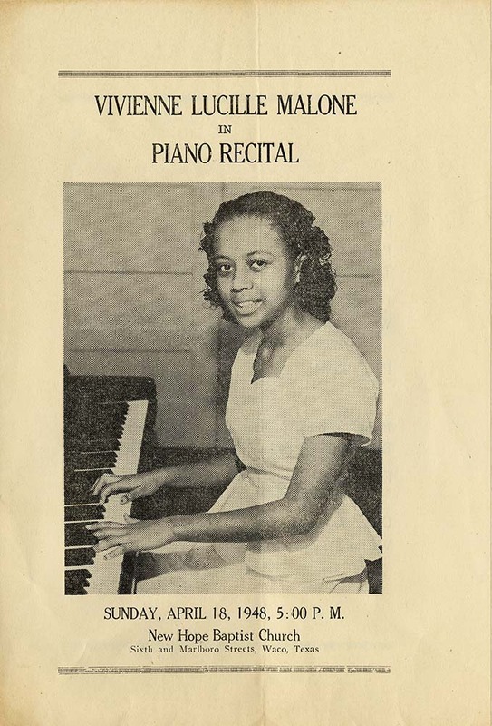 Piano Recital Program (1948)